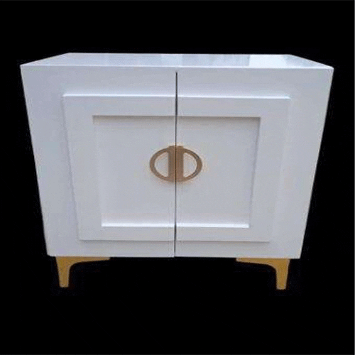 Tiffany Wooden Pedestal White