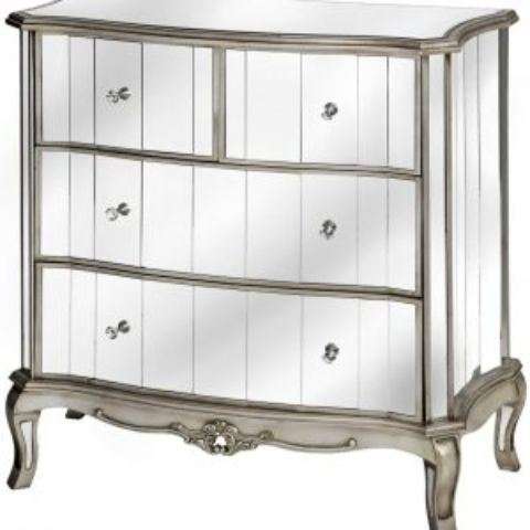 Vintage Mirror Chest of 4 Drawers SHI6-1D6