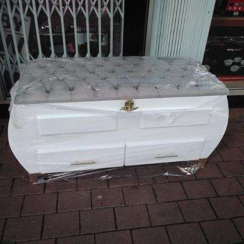 Weeding Curved Wooden Kist