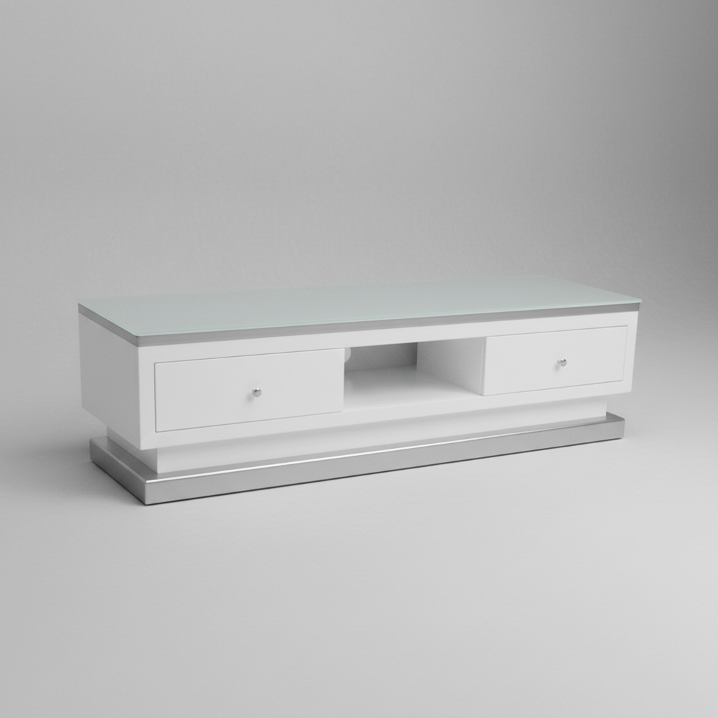 Wooden Plasma Stand TV39 White