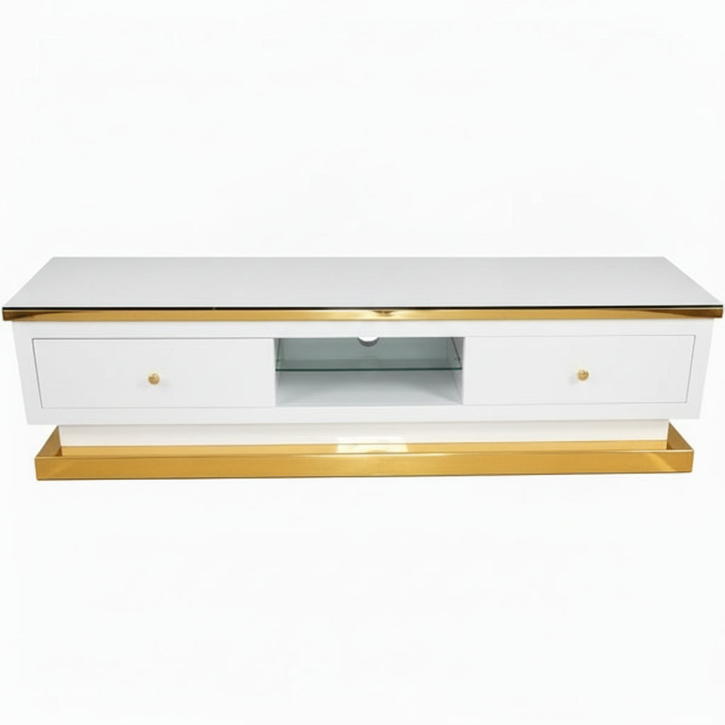 Wooden Plasma Stand TV39 White