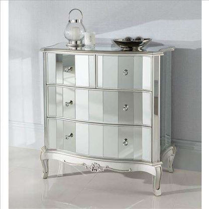 Vintage Mirror Chest of 4 Drawers SHI6-1D6