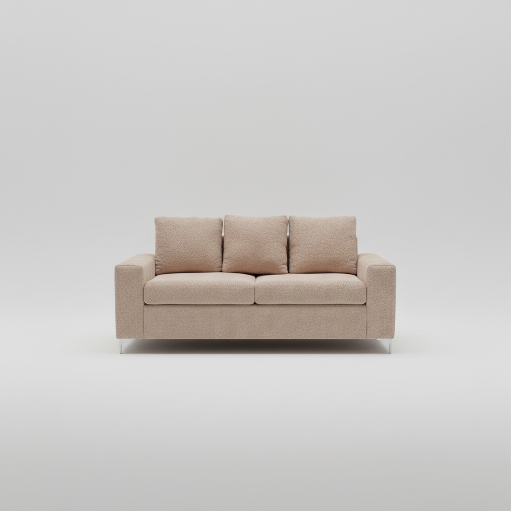 Romeo 3-Seat Bouclé Couch