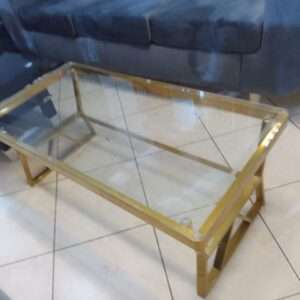 coffee table gold marble