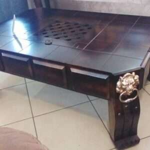 Lion Wooden Coffee Table MOD28
