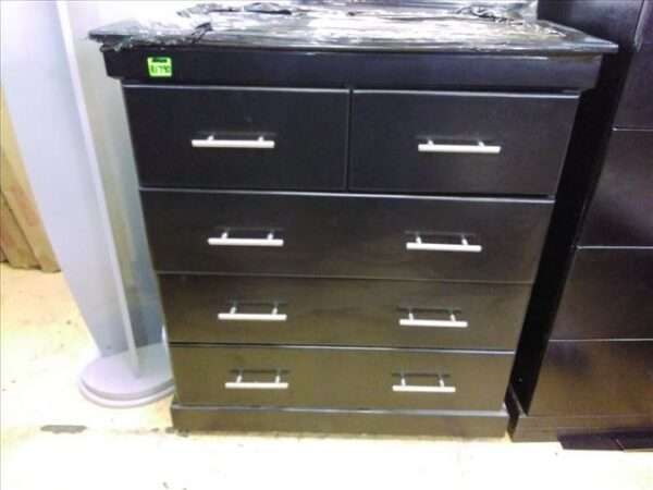 Small Chest of Drawers Pro Black